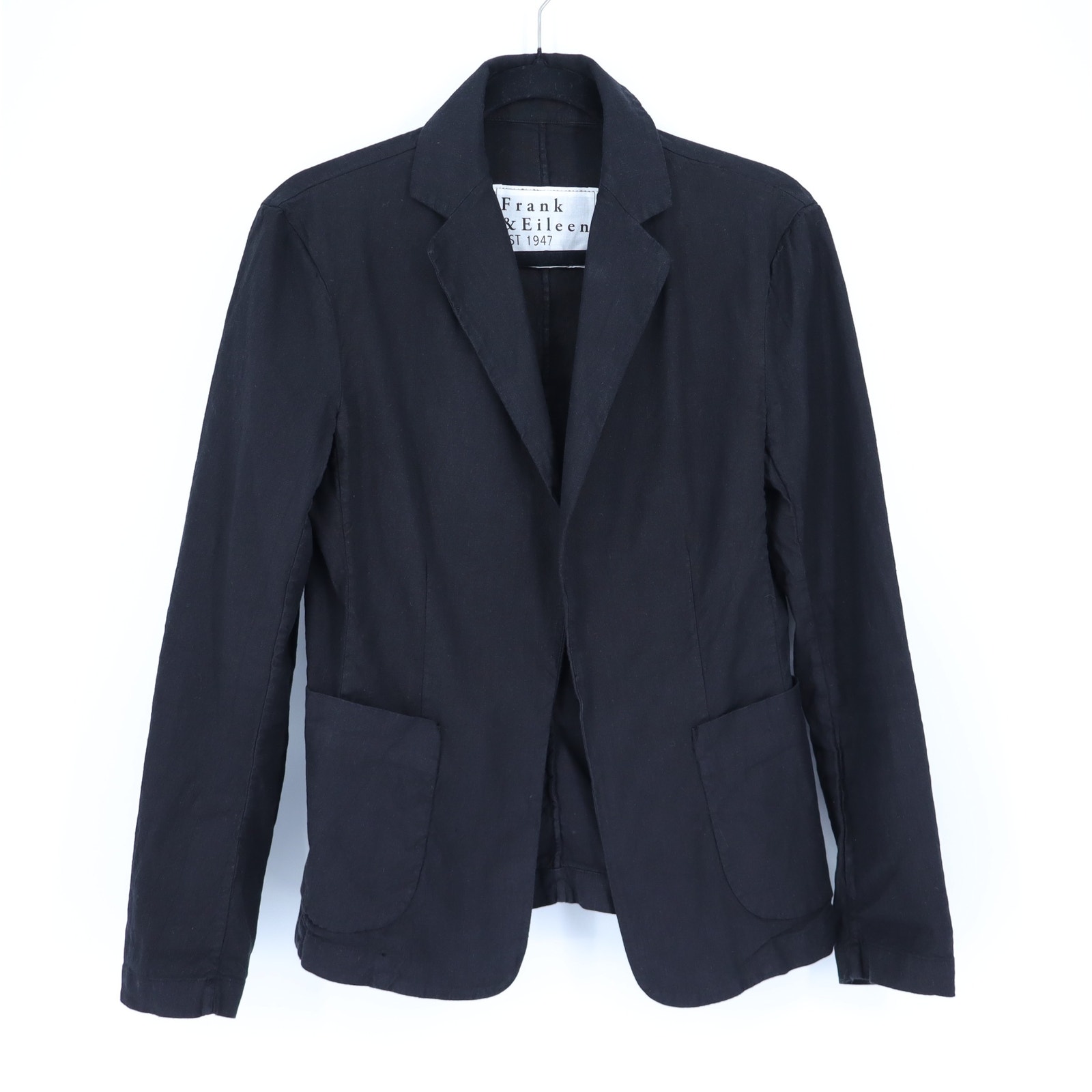 Frank & Eileen Dublin Open Blazer Black Long Sleeves Unlined Women's S
